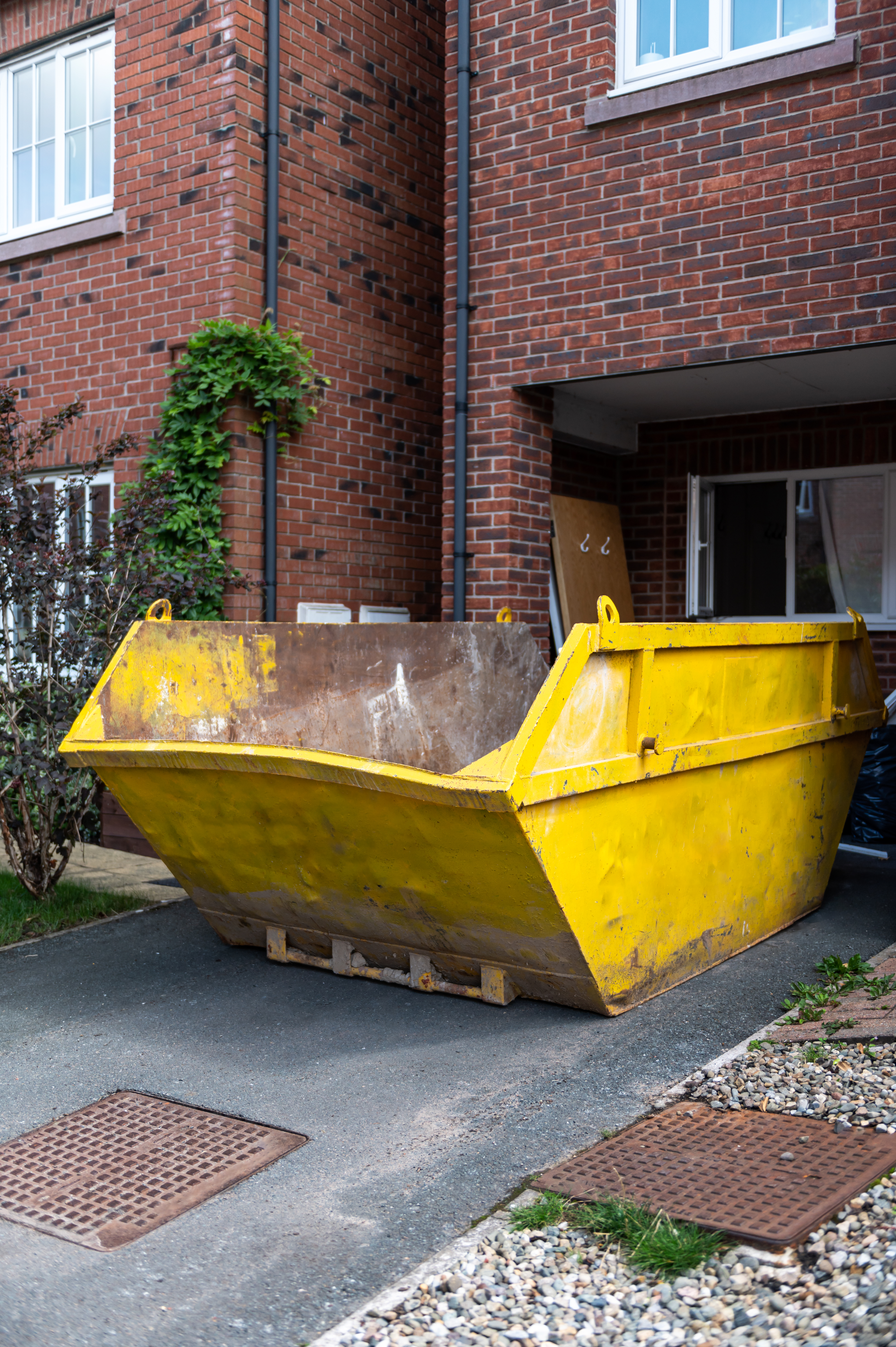 Big Yellow rubbish skip